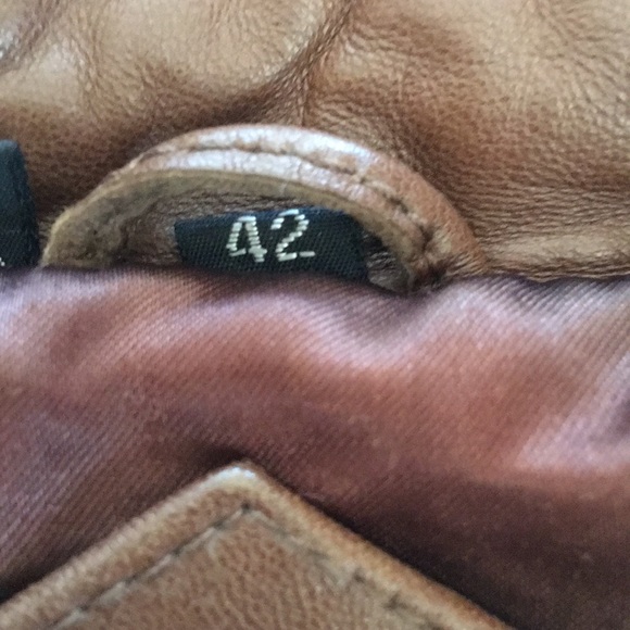 Men’s brown Leather jacket - Picture 6 of 8